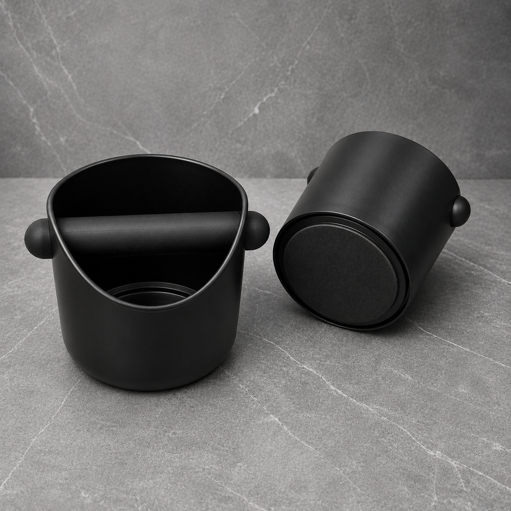 Coffee Knock Box — Chrome Series | Matte